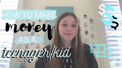 Maybe you would like to learn more about one of these? 10 Ways to make money as a teenager/kid! Easy ways to make lots of money fast! - YouTube