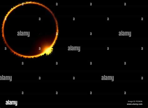 solar eclipse into the darkness Stock Photo - Alamy