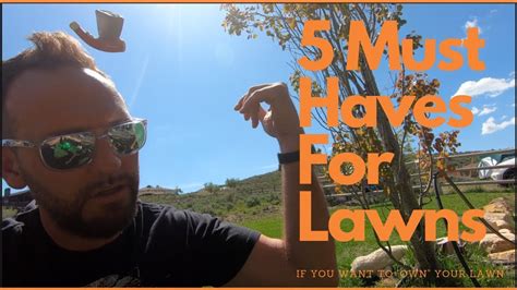 5 Must Haves For Diy Lawn Care Youtube
