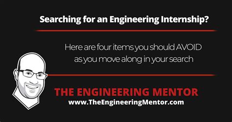 4 things to AVOID during your engineering internship/job search - The