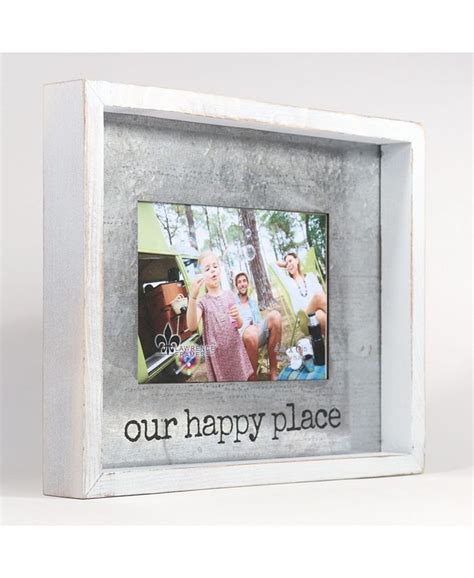 Lawrence Frames Taylor White Wood Frame With Galvanized Metal Our