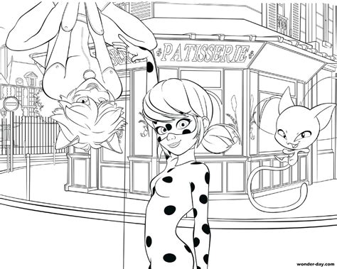 Ladybug And Cat Noir Coloring Pages Printable Coloring Pages Artofit