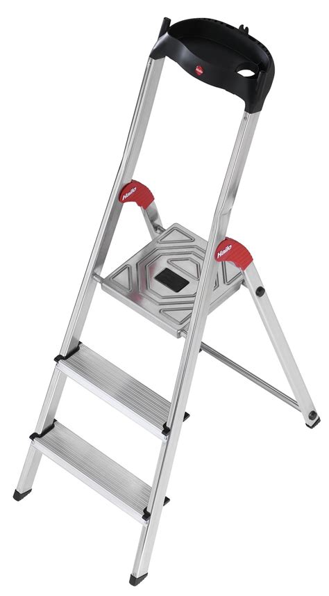 Buy Hailo L60 58503 001 Household Safety Step Ladder With 3 Steps