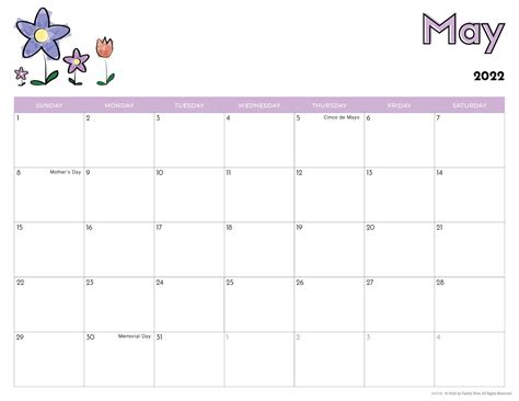 April 2022 Calendar For Kids Summer 2022 Calendar