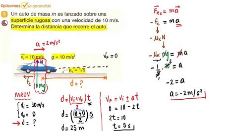 Segunda Ley De Newton Dinamica Lineal Problema 03 Youtube