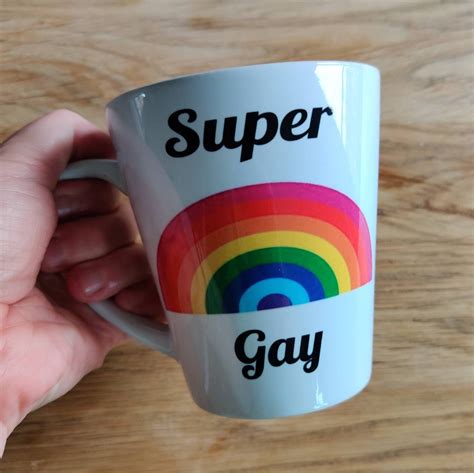 Super Gay Mug Gal Pals Confirmed Bachelor Euphemism Retro Etsy