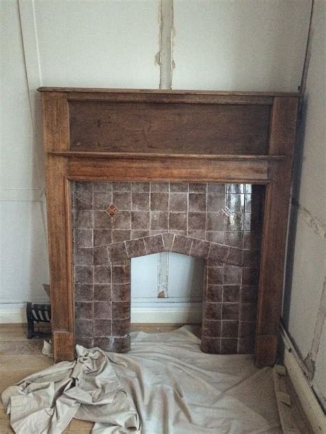 1930s Wood Fireplace Surround And Tiles Fireplace Surrounds 1930s