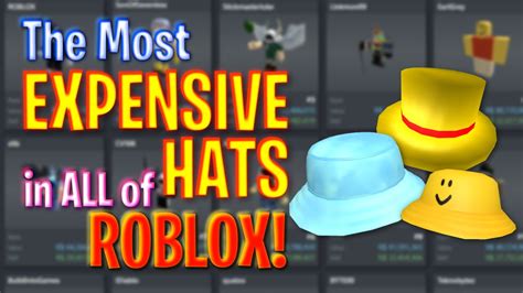 The Most Expensive Hats In All Of Roblox Who Owns Them Youtube