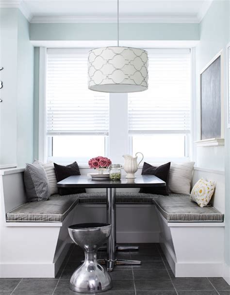 Window Seat Banquette Contemporary Dining Room Laura Moss Photography