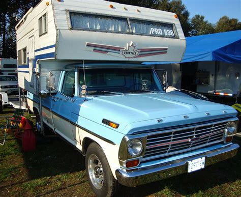 1969 Ford Ranger F 250 Camper Special Pickup Truck With Frontier
