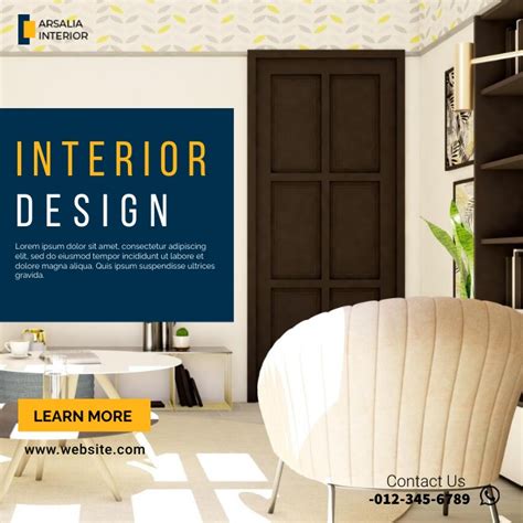 Interior Design Ads Template Postermywall