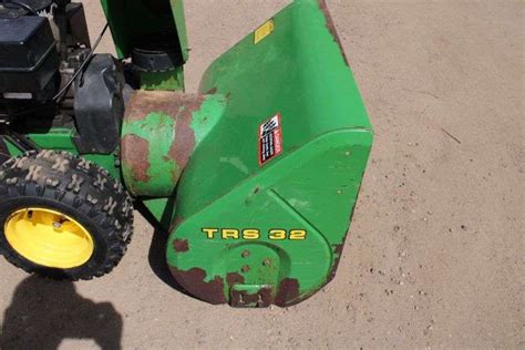 John Deere Trs 32 Snowblower Lee Real Estate And Auction Service