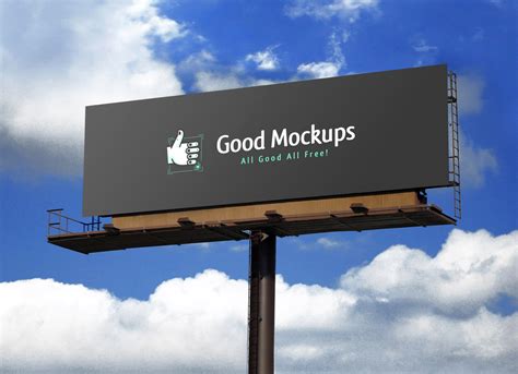 Free Realistic Outdoor Advertising Billboard Mockup Psd Good Mockups