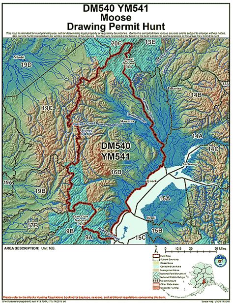 Map Of Dm540 Alaska Department Of Fish And Game