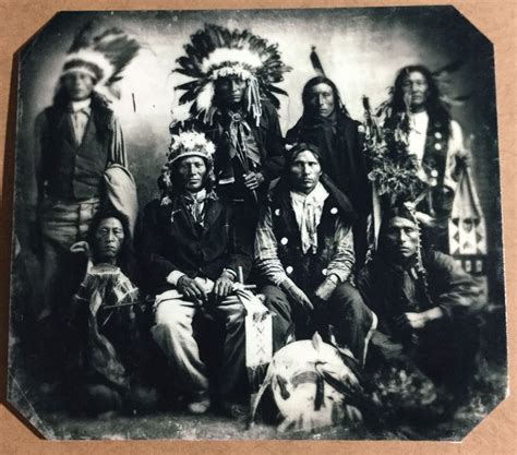 Chiefs Of The Sioux Indians North American Indians Native American