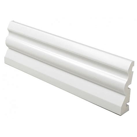Upvc White Plastic Ogee Door Architrave 70mm 53m Long