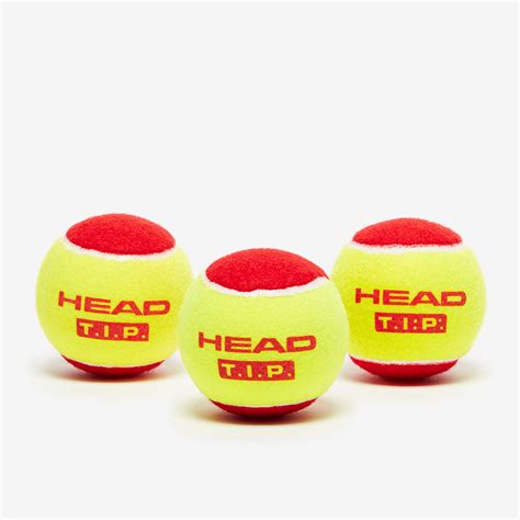 Head Tip Tennis Ball Red Tennis Balls
