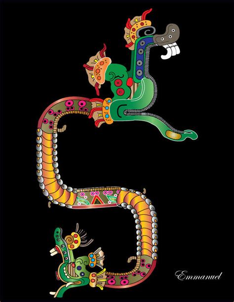 Mayan Serpent By Emmanuel Hdez On Deviantart