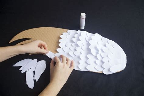 You don't have to keep the cardboard for the costume itself. Pin on patterns