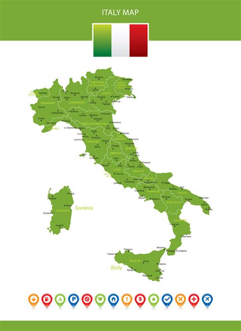 Italy Map Guide Of The World