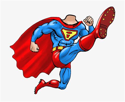 Superman Clipart Caricature Body Superhero Caricature Maker Free