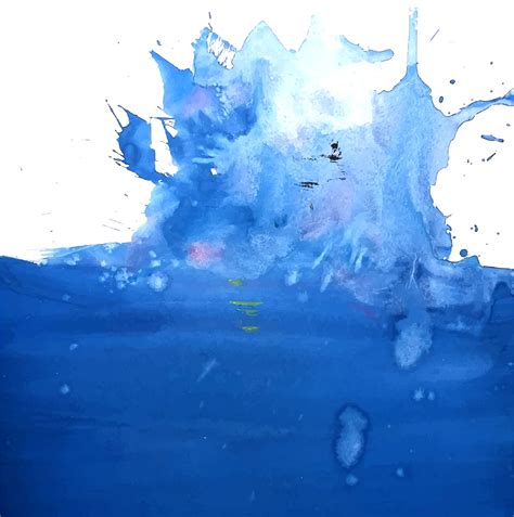 Abstract Blue Splash Watercolor On White Background 245187 Vector Art