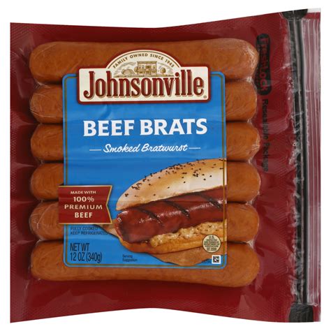 Johnsonville Beef Hot Links Smoked Sausage Oz Delivery Or Pickup