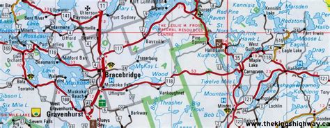 Ontario Highway 118 Route Map The Kings Highways Of Ontario