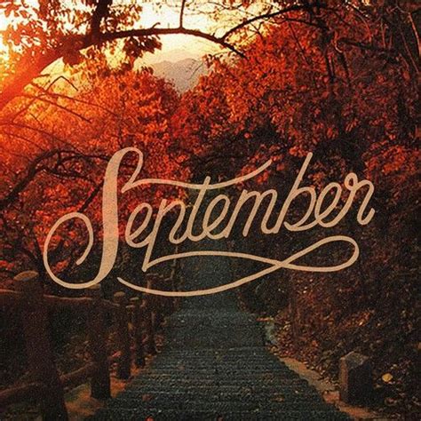 September Lettering September Wallpaper Hello September Images