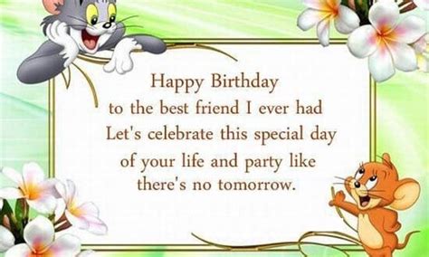 Funny Birthday Wishes For Best Friend Male And Female