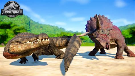 Deinosuchus Hunts Everything By The Swamp Trike Stego Pachy Jurassic World Evolution 2 Mod