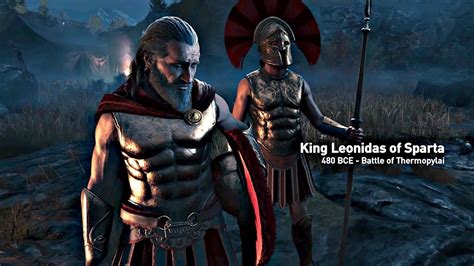 Assassins Creed Odyssey Intro Scene Leonidas And 300 Spartans 2018