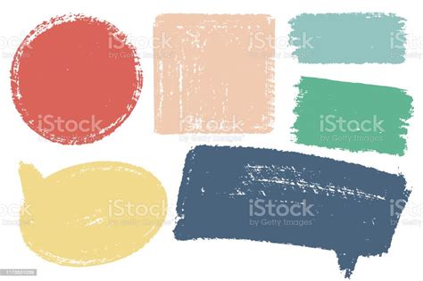 Hand Drawn Callout Clouds And Various Shapes For Backdrops Vector
