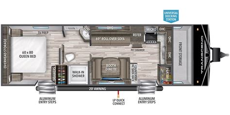 2023 Grand Design Transcend Xplor Travel Trailer Floorplans Genuine