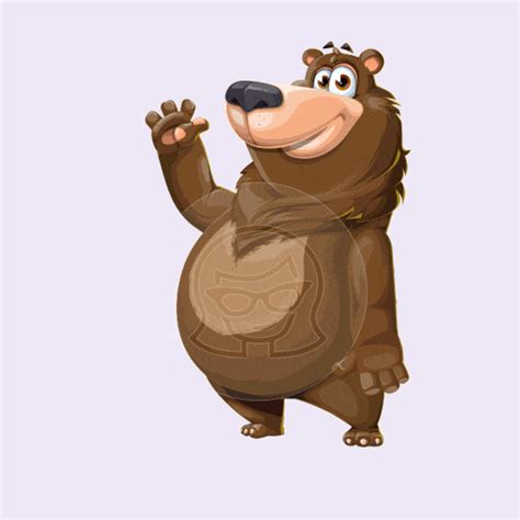 Brown Bear Animated GIFs Collection GraphicMama