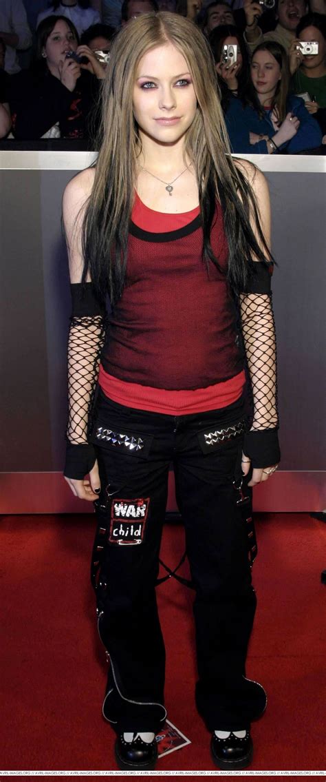 2000s Avril Lavigne Punk Mall Goth Emo Skater Ropa Emo Moda De Ropa
