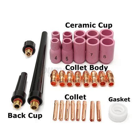 Types Multi Specification Torch Accessories Tig Welding Torch Kit For