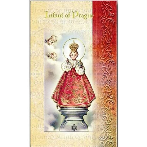 Infant Of Prague Novena Folded Prayer Card The Catholic Company