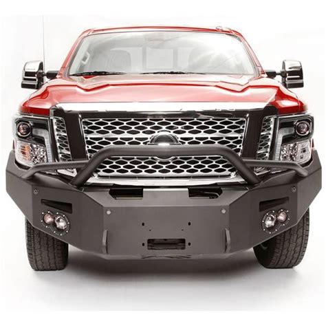 Fab Fours Nt16 F3752 1 Winch Front Bumper With Pre Runner Guard With
