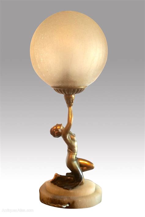 Antiques Atlas Beautiful Art Deco Lady Lamp