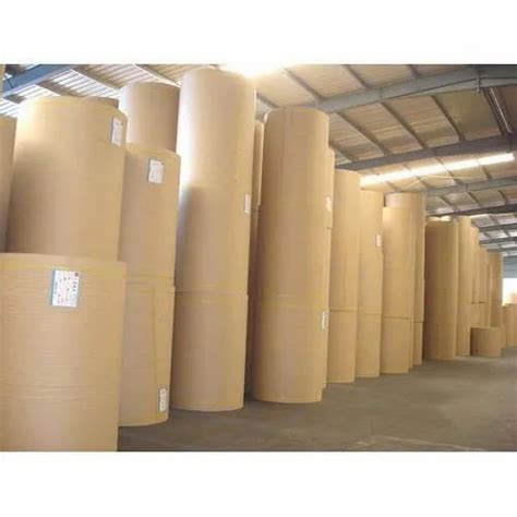 Accurate Plain Industrial Kraft Paper Roll For Packaging Gsm 1 5 Mil