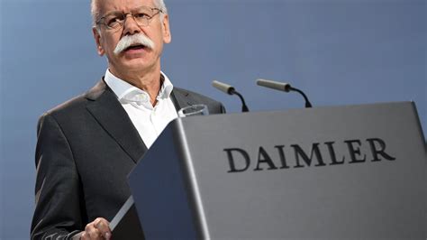 Daimler Zetsche Stimmt Aktion Re Auf Sinkende Gewinne Ein Der Spiegel