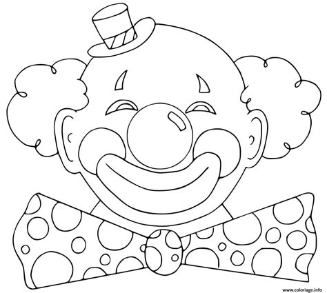 Coloriage Clown De Carnaval JeColorie Com