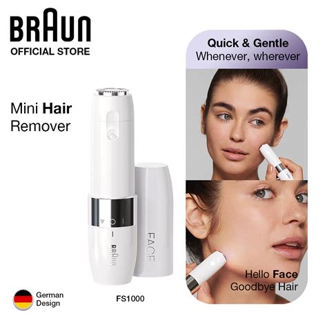 Braun Face Fs1000 Mini Hair Remover With Smartlight Lazada Ph