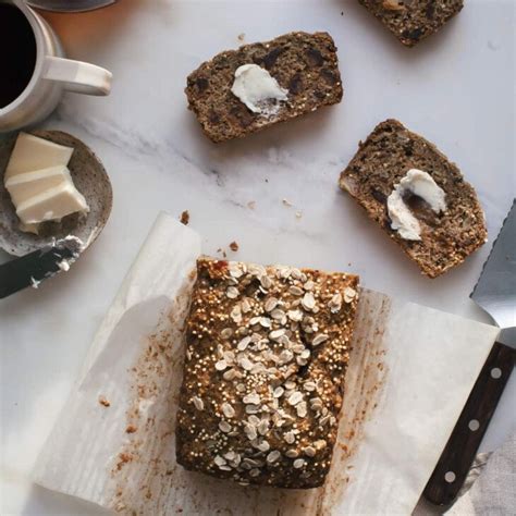 Spelt Oat Date Banana Bread With Cocoa Nibs And Millet Seeds A Cozy Kitchen