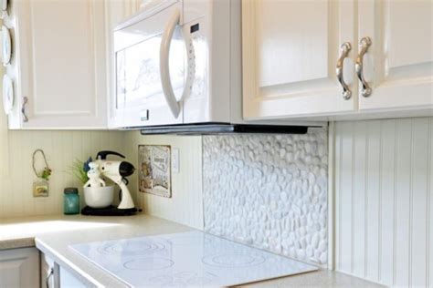 Typically, our fasade bead board vinyl backsplash in gloss white is installed 18 high by 24 in length. 19 Beadboard Backsplash Ideas to Make Stunning Kitchen Room