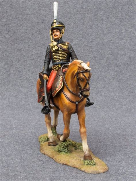 Hussar Russian Cavalry Napoleonic War Toy Soldier 132 Scale Etsy In