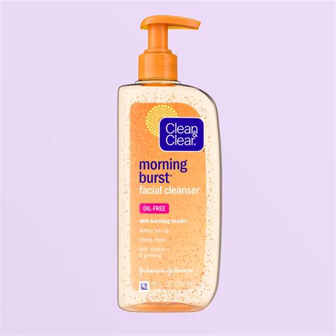 Morning Burst Gel Facial Cleanser And Vitamin C Face Wash Clean And Clear