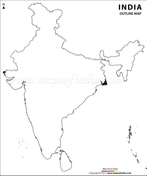Blank Map Of India Download Free India Blank Map India Map Map