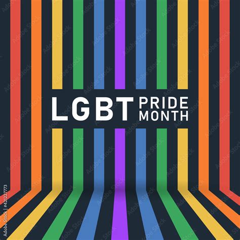 Pride Day Lgbtq Concept Lgbt Pride Month Poster Design Background